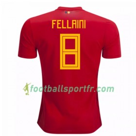 Tenue Belgique Fellaini 8 Domicile Coupe du monde 2018 Maillot de Foot